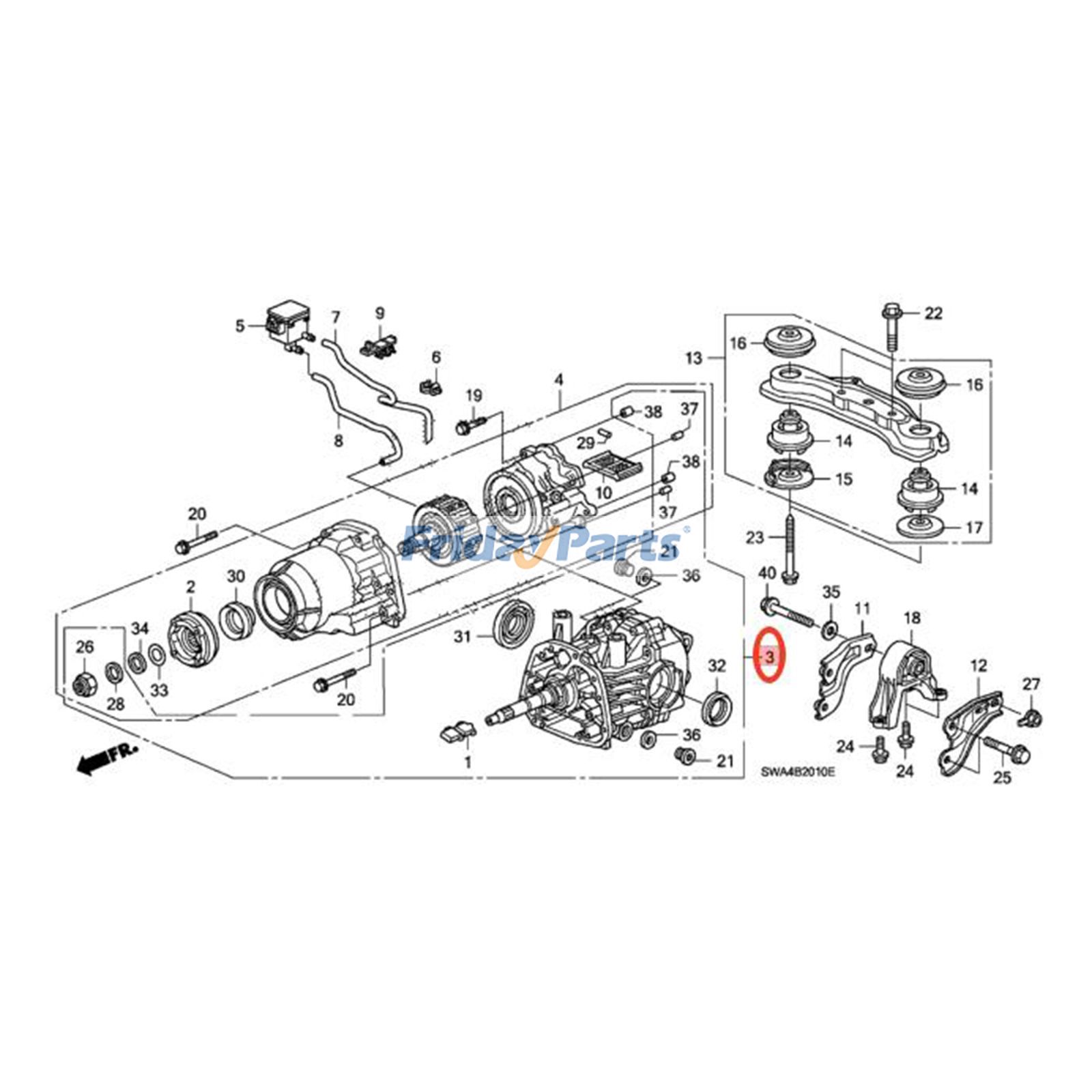 Ensemble différentielpour Véhicule