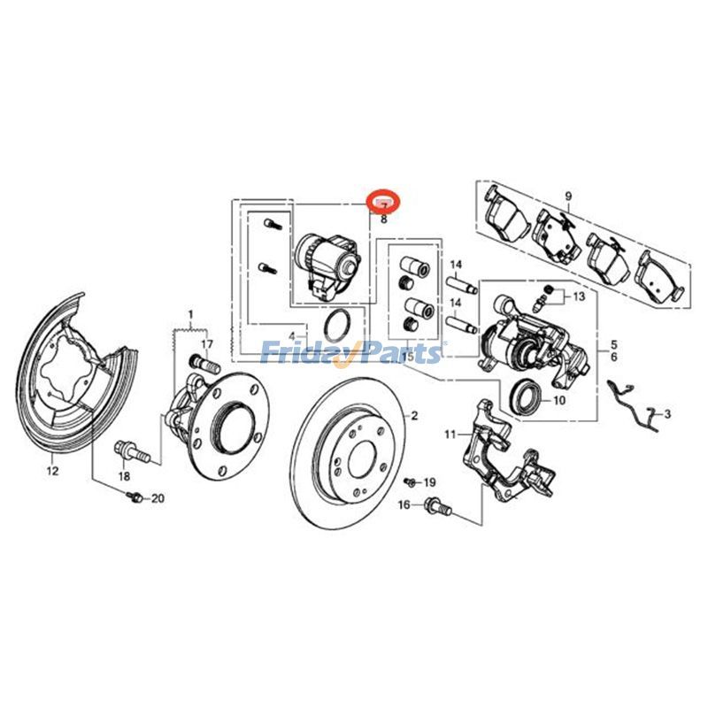 FridayPartsのアクチュエータ