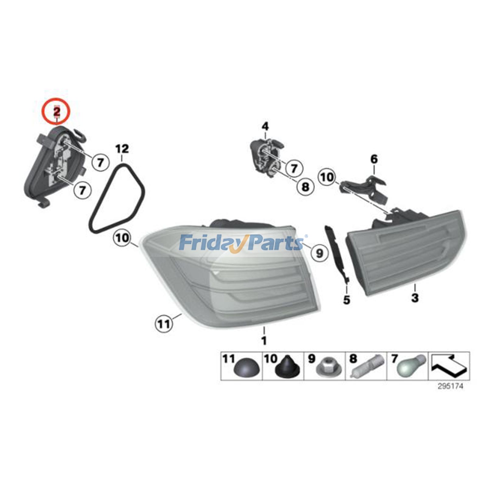 Fassung für Rücklichtbirnebei FridayParts kaufen