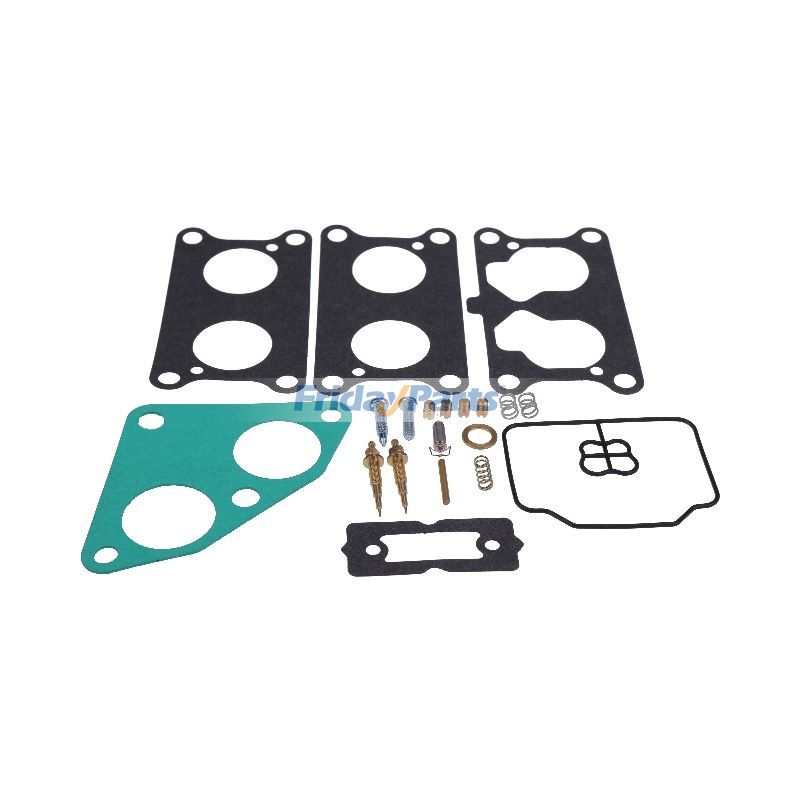 Kit de reconstrucción de carburador y junta de admisión 11060-2477 para Kawasaki Mule 3000 3010 (2001-2008)