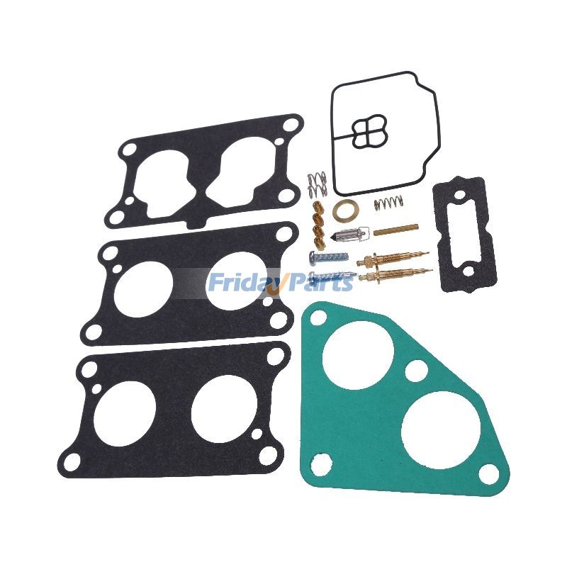 Kit de reconstrucción de carburador y junta de admisión 11060-2477 para Kawasaki Mule 3000 3010 (2001-2008) Para Kawasaki