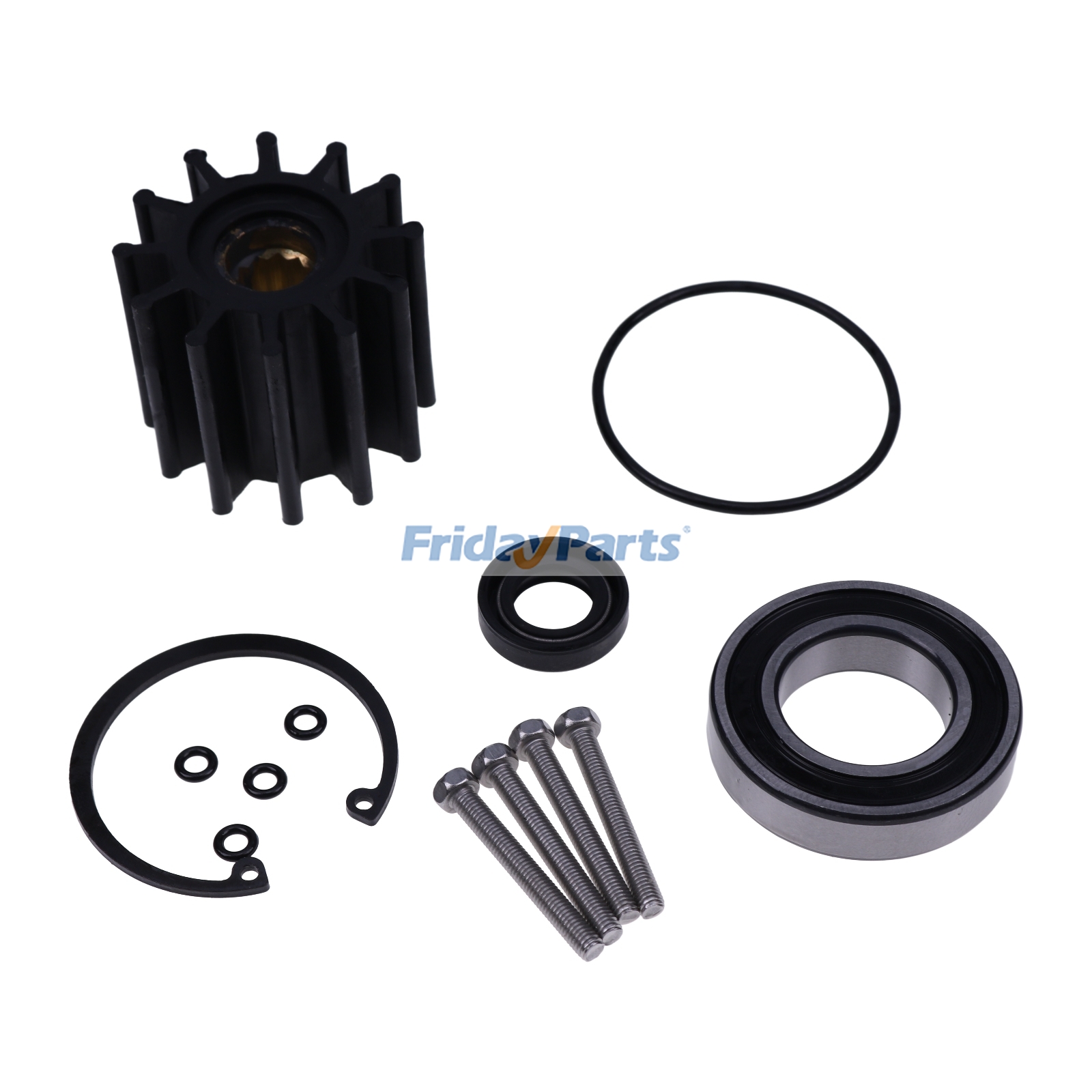 VOLVO用用Volvo Penta エンジン 4.3 5.0 5.7 用ウォーターポンプ 21212799 3812519 の再構築キット