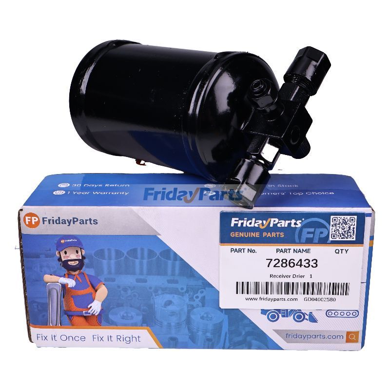 Receiver Drier 7286433 for Bobcat Loader A770 S450 S550 S570 S595 S650 S850 T450 T590 T595 T650 T750