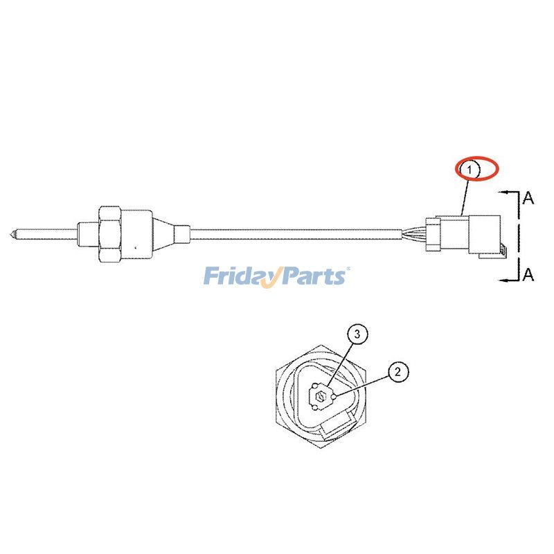 FridayParts Buchsenleiste AS-Stecker