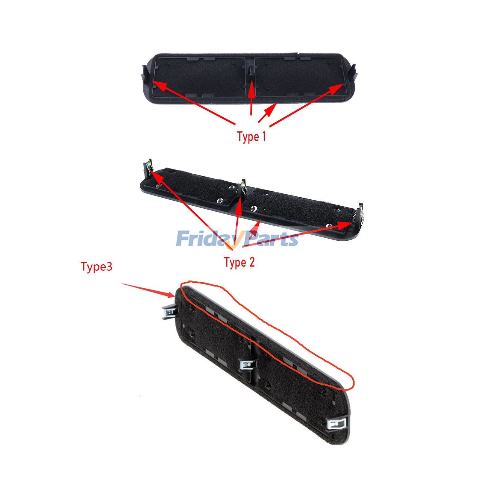 FridayParts Umluftfilter