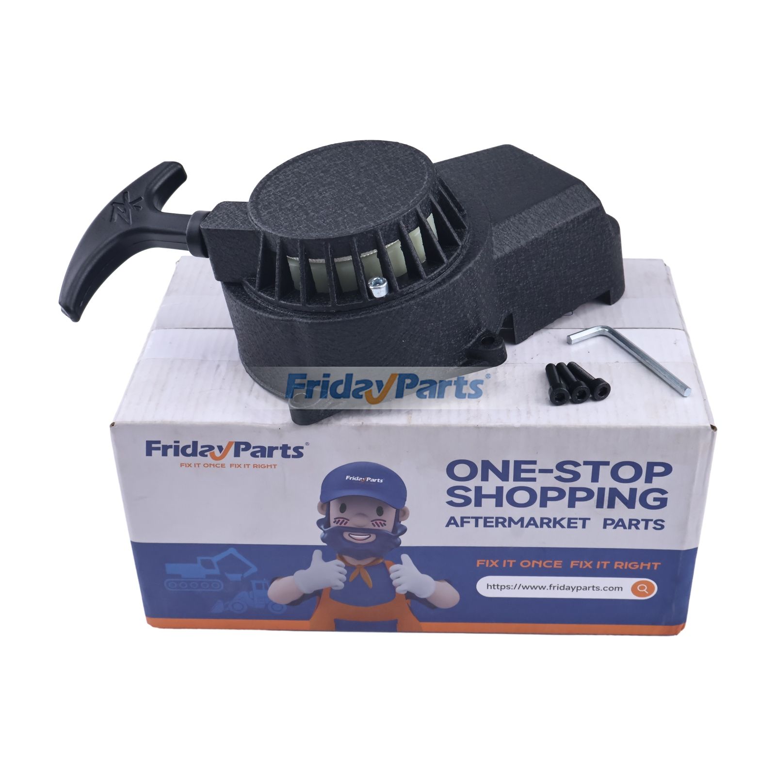 Recoil Pull Starter Assembly for 50cc 2-Stroke Mini Dirt Bike DB001