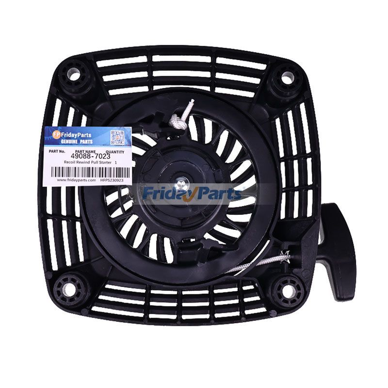 Recoil Rewind Pull Starter 49088-7023 49088-2582 for Kawasaki Engine FJ180V FJ180