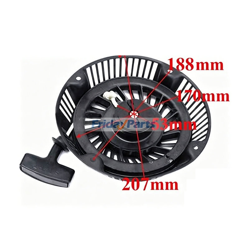 Compre Conjunto de partida retrátil manual 150-481 695058 para motores Briggs & Stratton de 15,5 HP a 17,5 HP na FridayParts