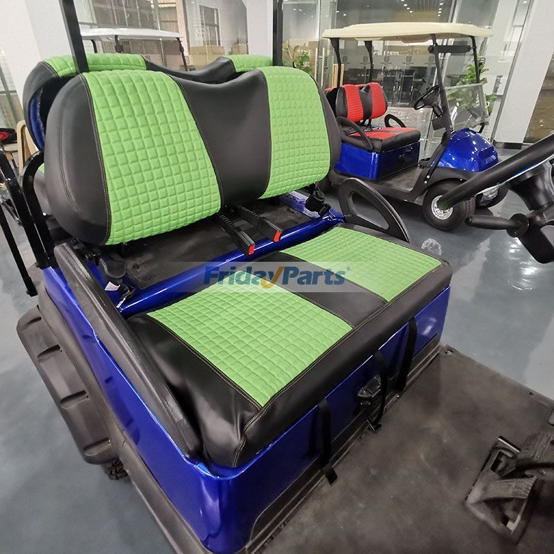 Achetez Ensemble de housses de siège avant et arrière rouge/noir/orange/vert (4 pièces) pour Club Car Precedent/Tempo chez FridayParts