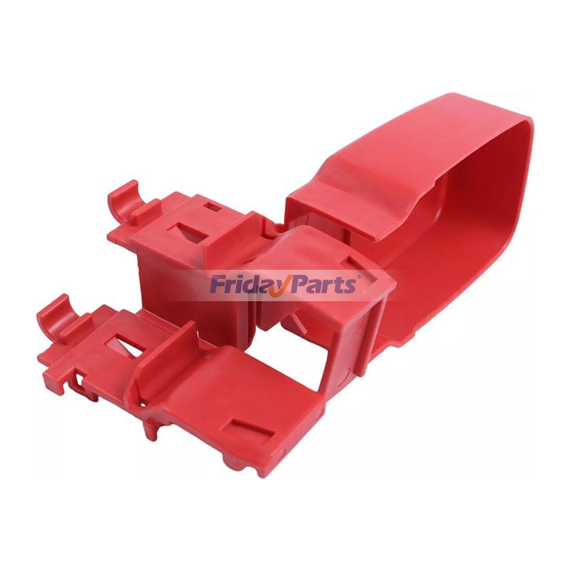 FridayParts Rote Autobatterie-Polabdeckung