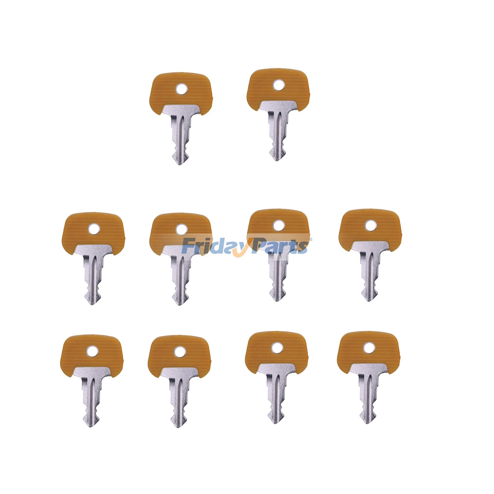 10Pcs Electric Stapler Ignition Key 702 for Forklift