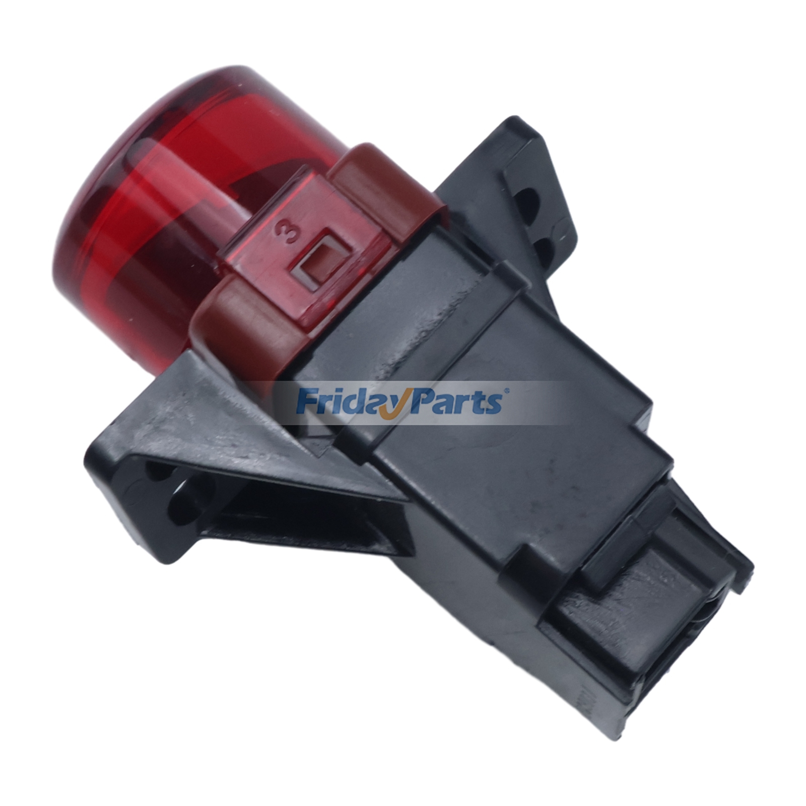 Red Hazard Button Switch compatible with Vehicle