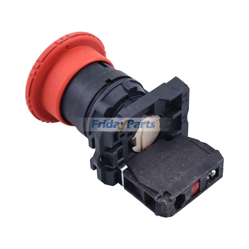 Red Round Type Mushroom Head Waterproof Emergency Stop Push Button Switch for Others