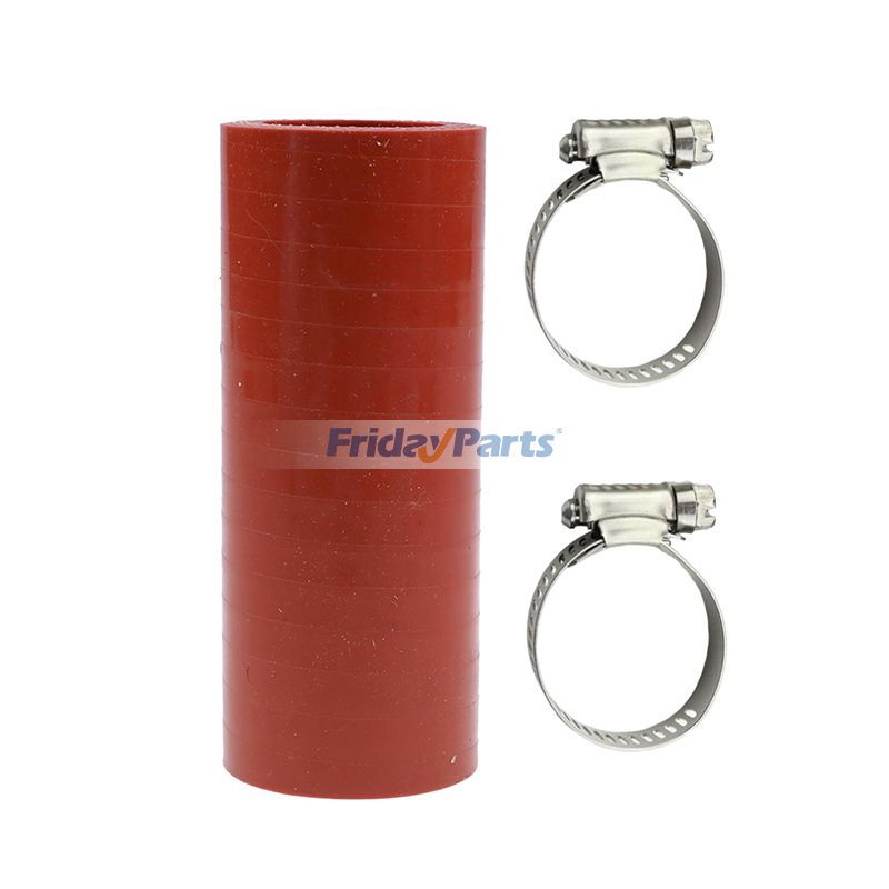 Red Turbo Oil Drain Hose And 2 Clamps 3903745 for Dodge Cummins 5.9L 89-06