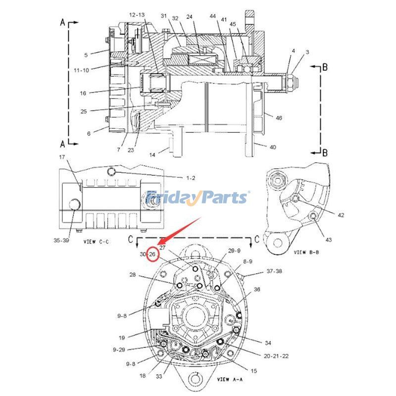 Regulator As-Voltageerpillar CAT 385B 5080 for Dozer,Engine,Excavator,Generator,Loader,Skidder,Tractor