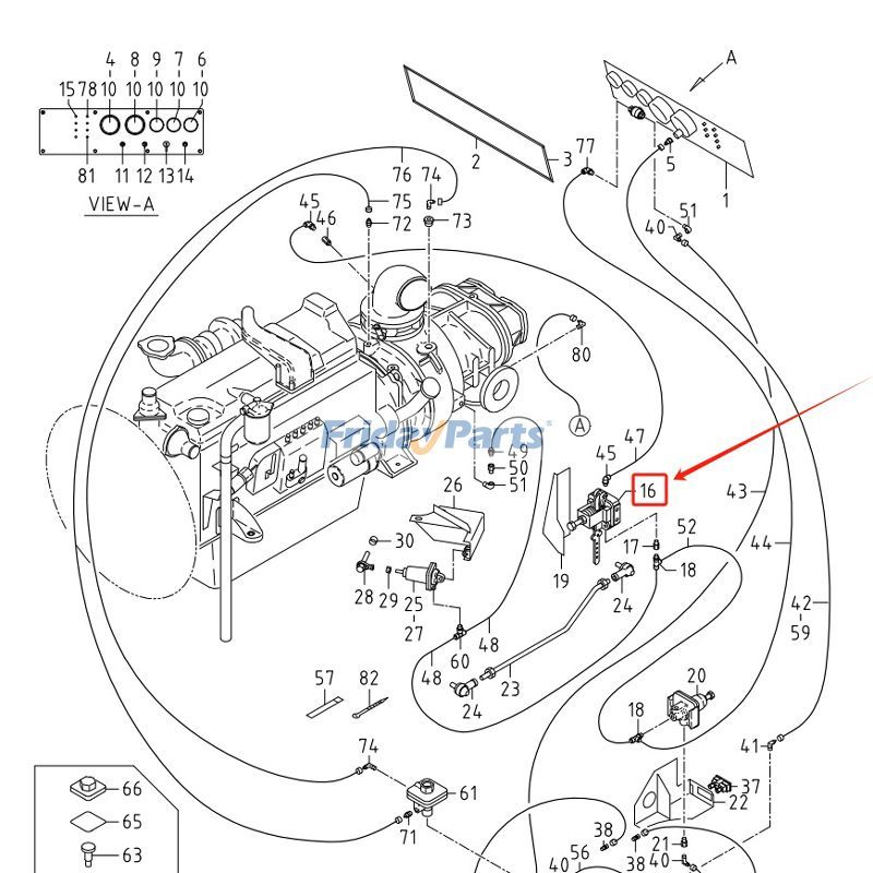 空気圧縮機 レギュレータアセンブリ