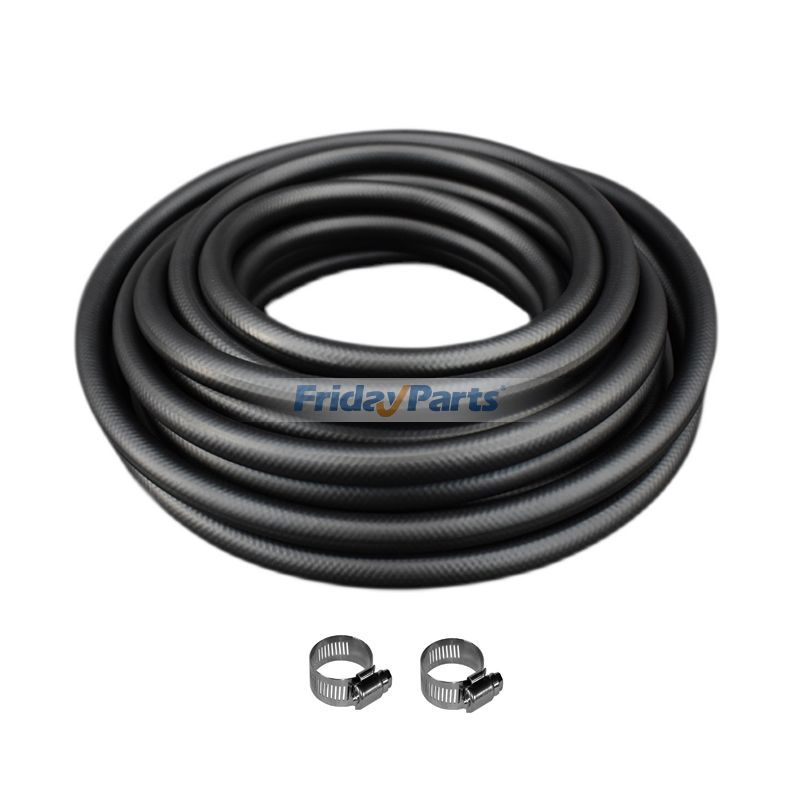 Kit Tuyau d'Essence 10AN Durite Essence 20 mm Longueur 3 m Tressée en Nylon et Inox Conduite de Carburant Gasoil avec 7 Adaptateurs Raccords Pivotants pour Moteur Voitures Motos Tracteurs