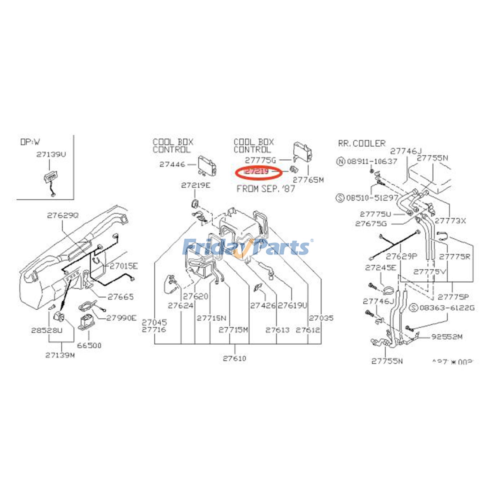 Relais pour Véhicule Pour Nissan