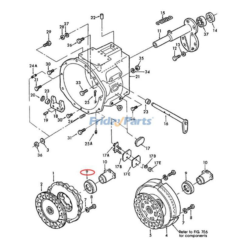 Butée de débrayage de FridayParts