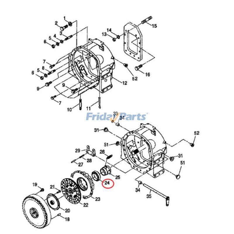 New Holland用トラクター用リリースベアリング 4060