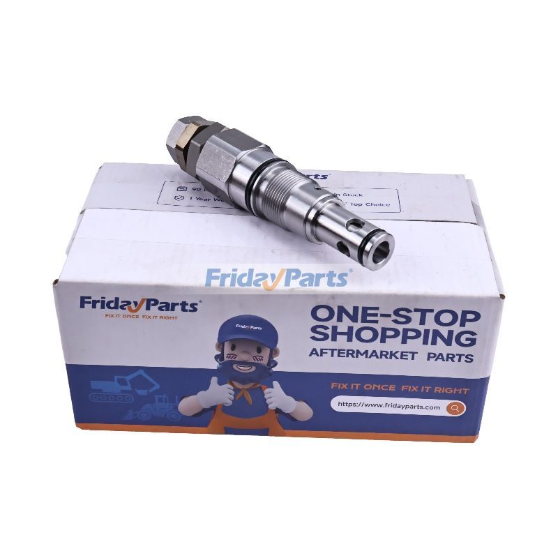 Soupape de surpression 2436U1306F1 pour excavatrice Kobelco K907 K907LC K909LC MD200BLC MD240C SK200 SK200LC SK220 SK220LC SK300 SK300LC SK330 SK330LC