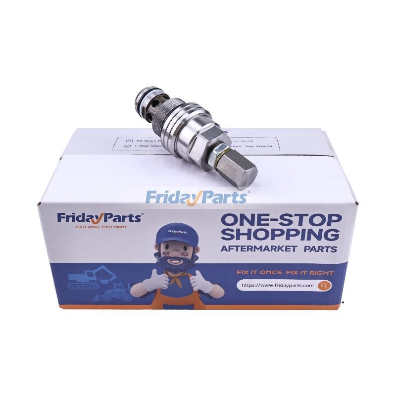 Relief Valve 0412303 for Hitachi EX100-2 EX100-3 EX100M-3 EX100-3C EX120-2 EX120-3 EX120K-2 John Deere 490E Excavator