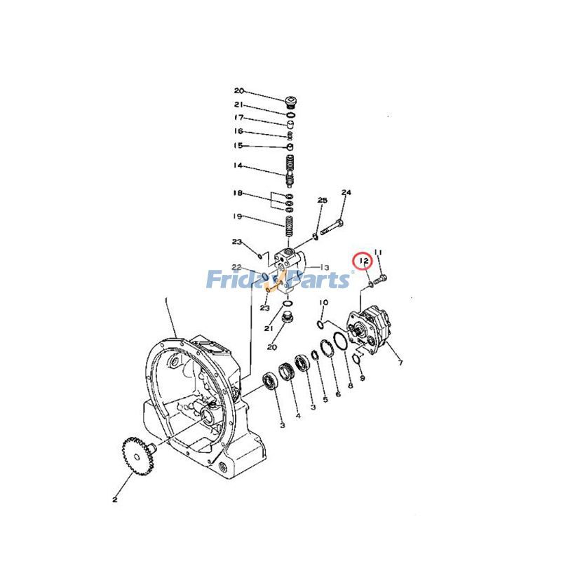 Relief Valve Bull for Dozer