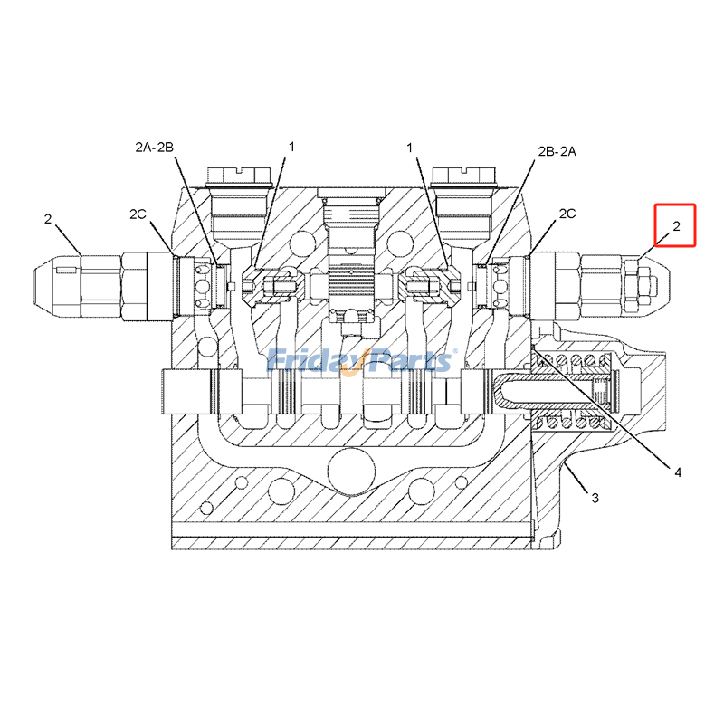 Relief Valve for Engine,Loader,Telehandler