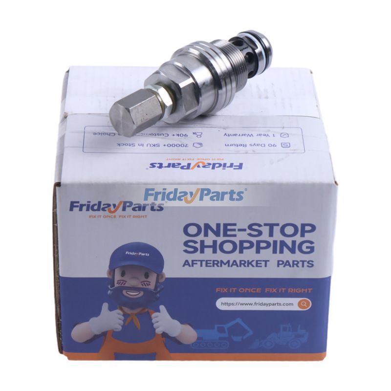 Relief Valve 4372684 for John Deere Engine 4045 Excavator 180CW 120D 130G 130GLC 135D 135G 190DW