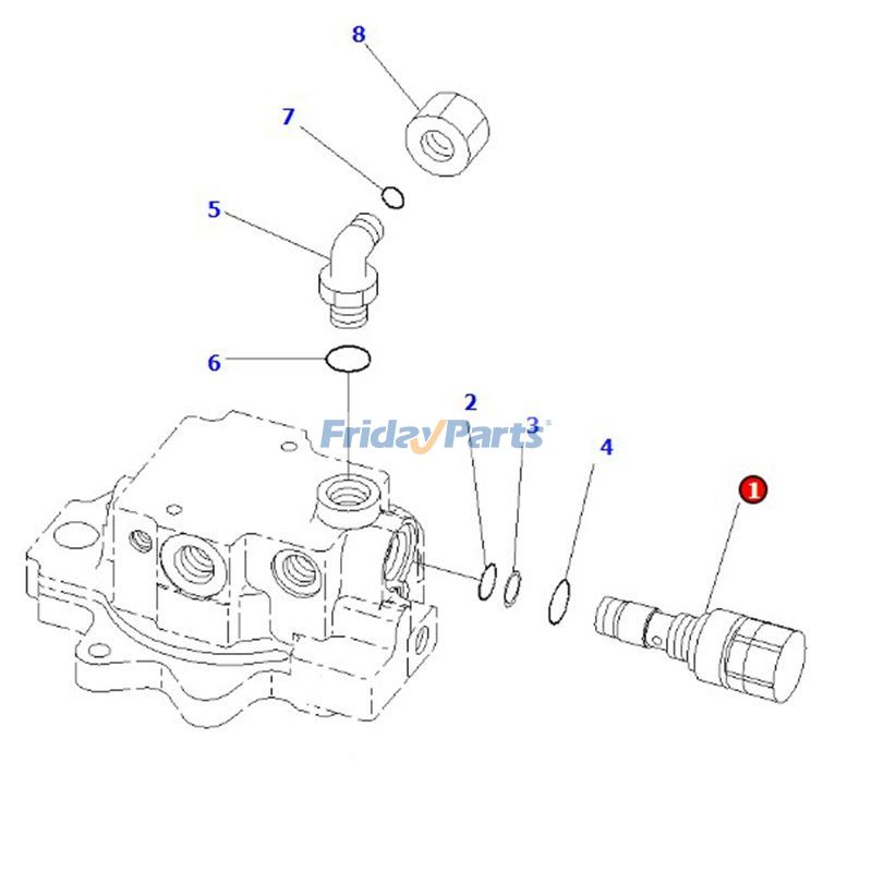 Relief Valve for Excavator