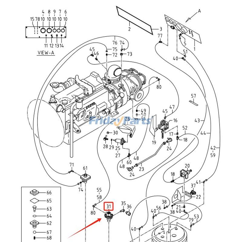 Relief Valve Assembly for Air Compressor