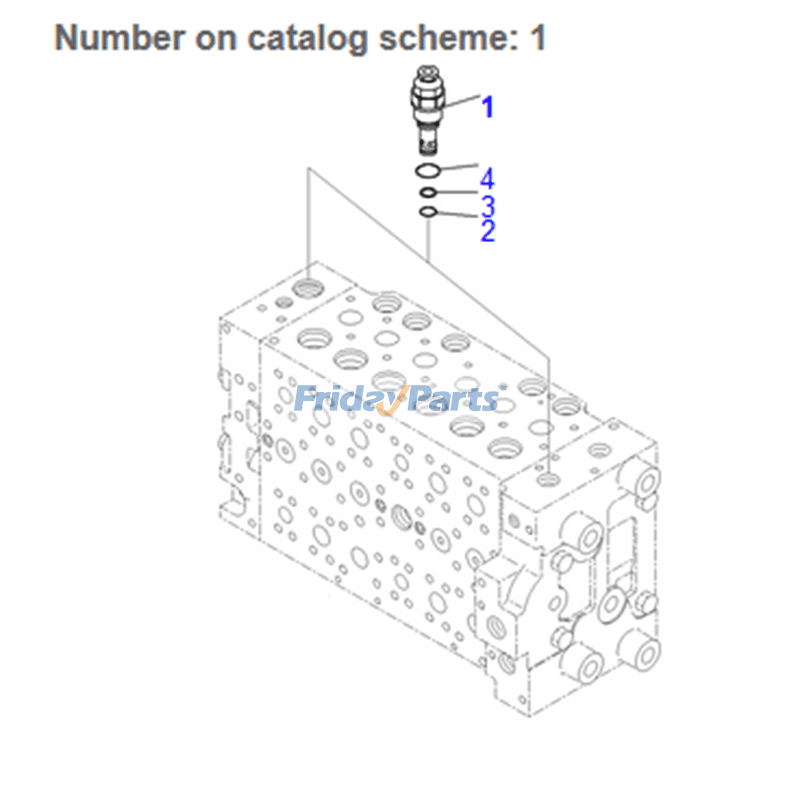 Relief Valve Assy 723-40-94501 for Komatsu Excavator PC200-8 PC210-10 PC220LC-8