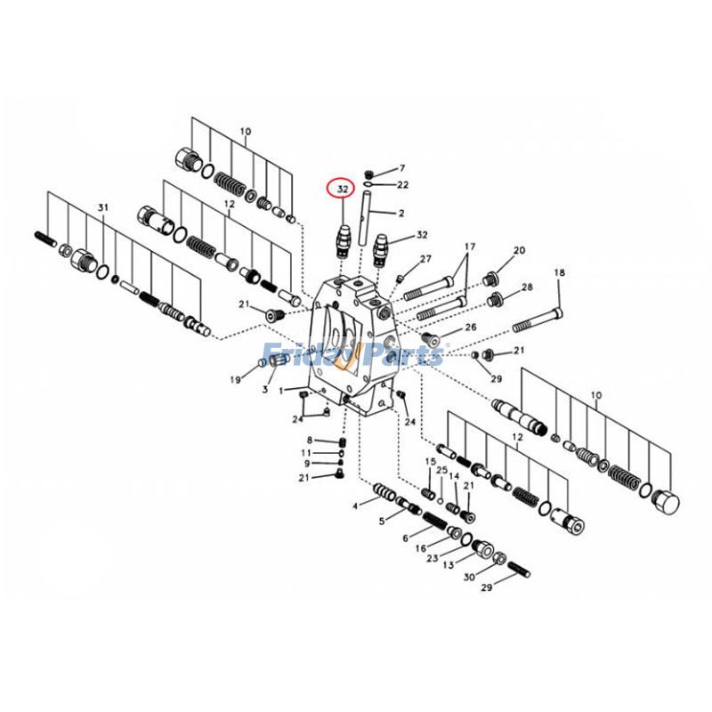 Relief Valve for Excavator