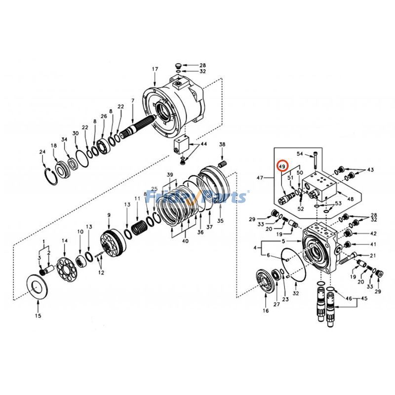 Relief Valve for Excavator