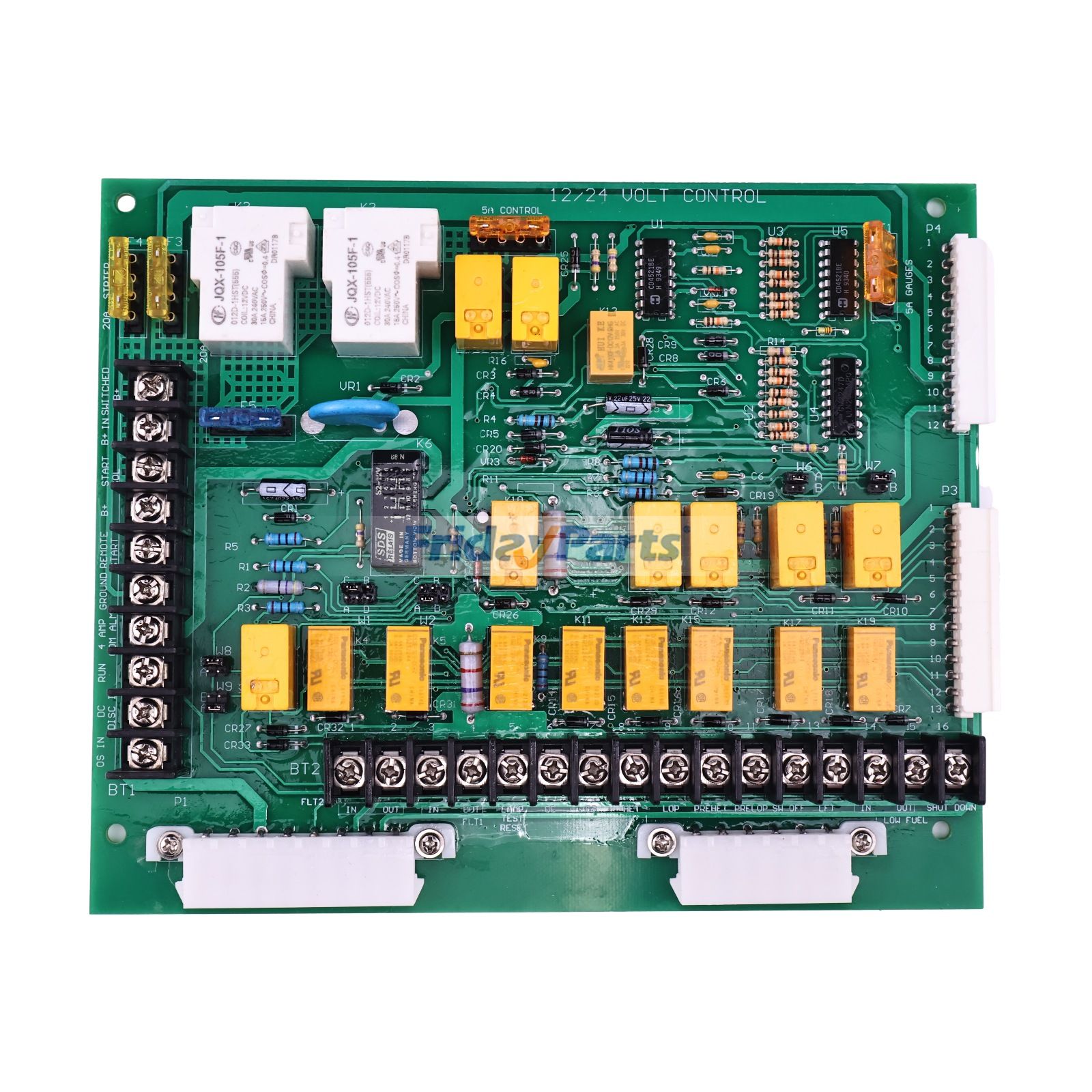 Reemplazo para la placa de circuito Onan 300-4296 Monitor de motor 12 V 12 luces