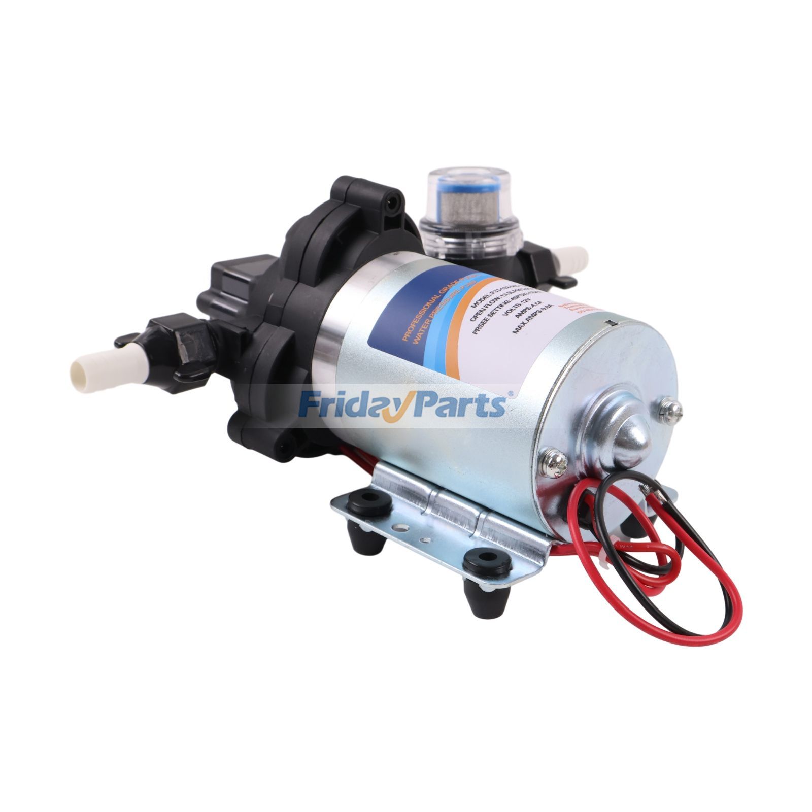 他ブランド用用Shurflo 2088-443-144 12V 10A 3.5 GPM 45-PSI 1/2インチ MSPT 雄ねじダイヤフラムポンプの交換品