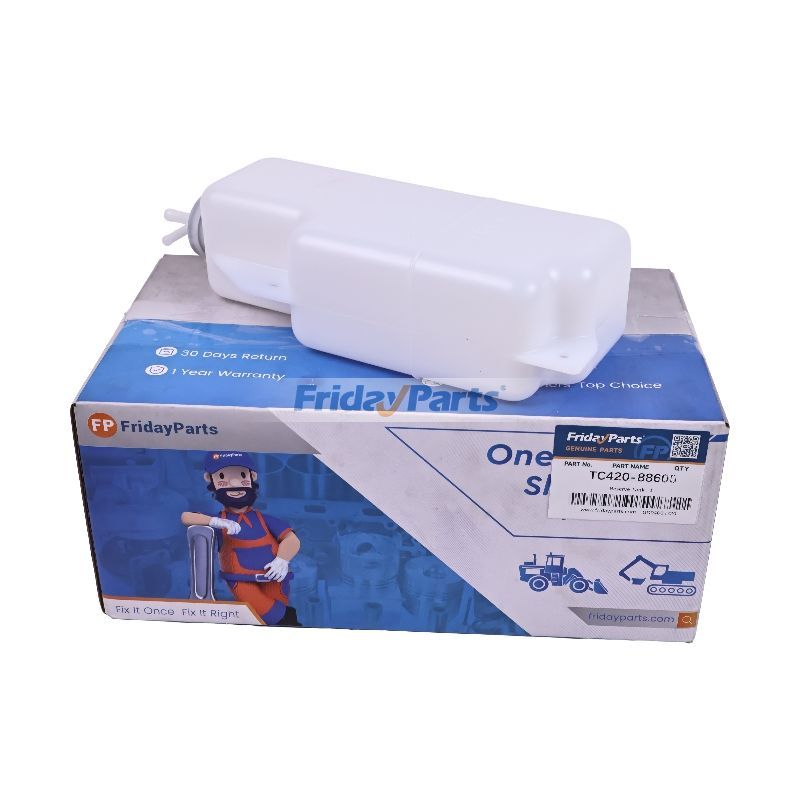 Reserve Tank TC420-88600 for Kubota Tractor L2501D L2501F L2501H L3200DT L3200F L3200H L3800DT L3800F L3800H L4600DT L4600F L4600H