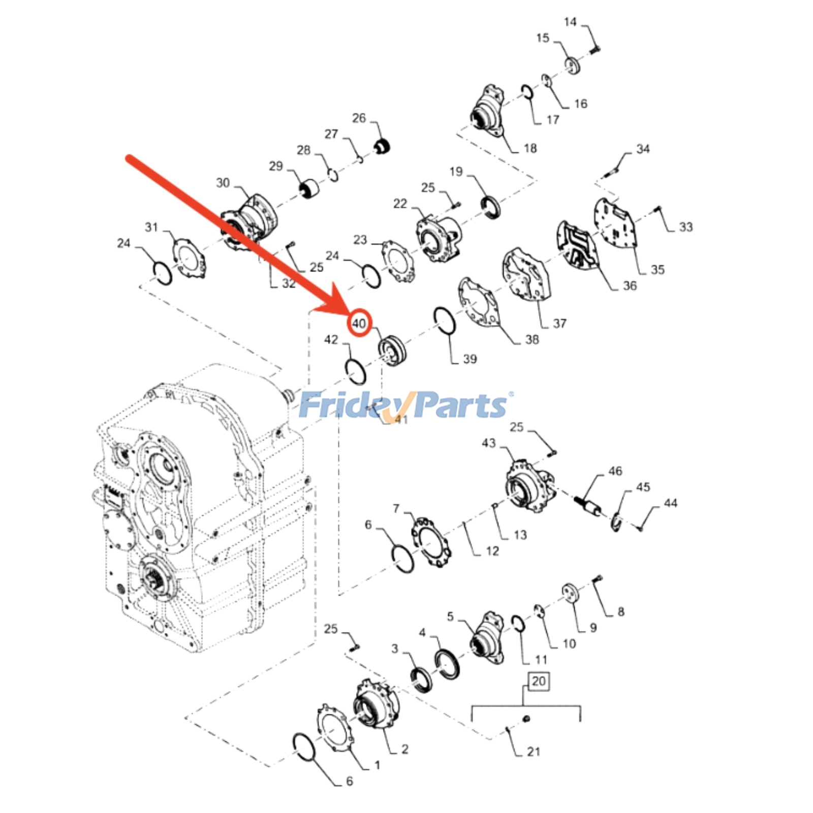 Retainer for Tractor