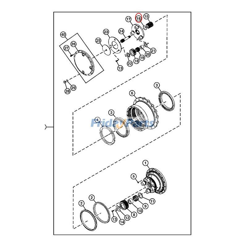 エクスカベーター 保持リング