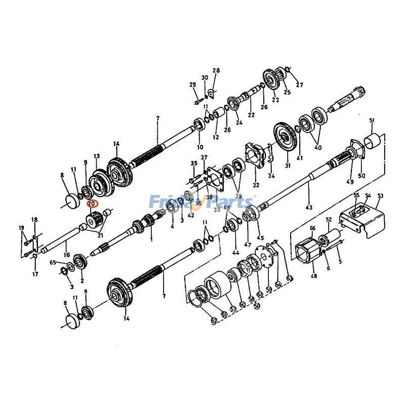 Reverse Idler Gear for Tractor