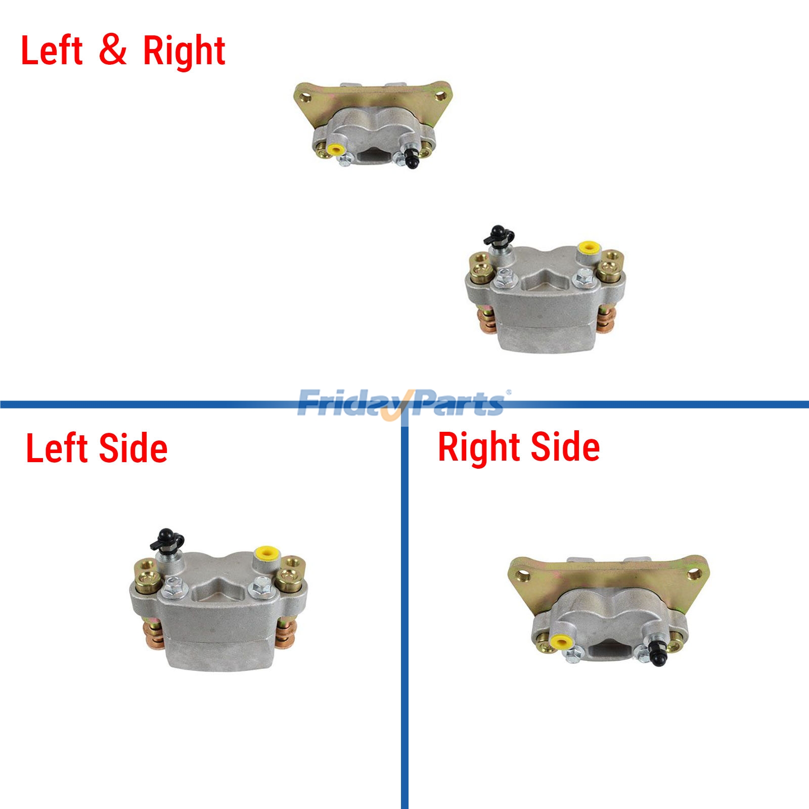 Étrier de frein avantpour VTT/UTV,Voiturette de Golf