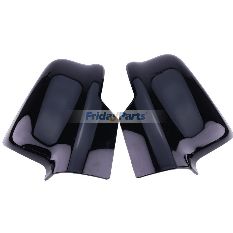 右 6RP44KXJAA & 左 6RP45KXJAA グロスブラック サイドドアミラーカバーキャップ 19-22 Ram 1500 Big Horn用