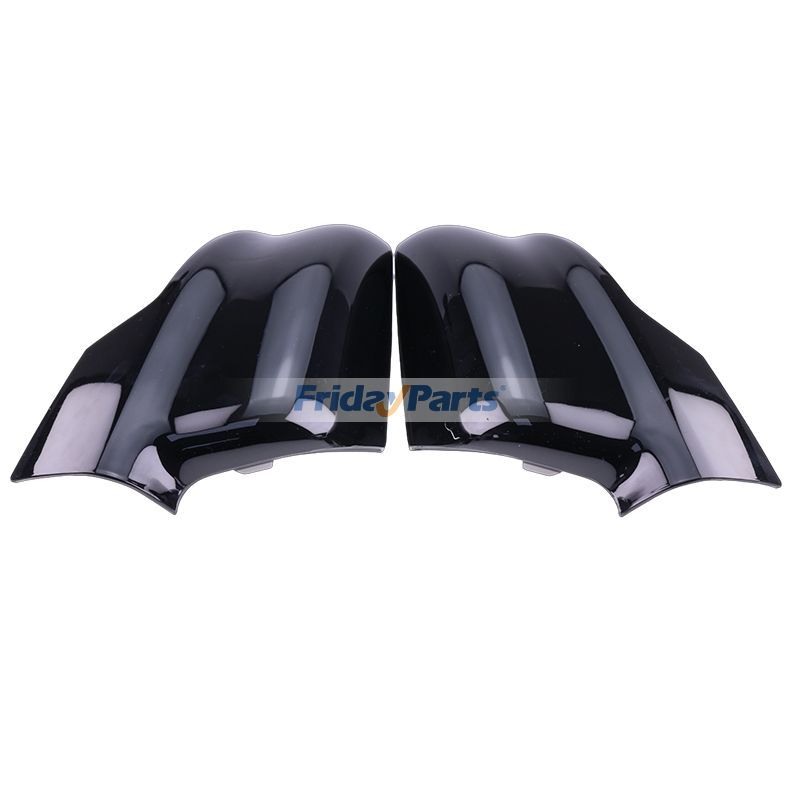 FridayPartsの19-22 ラム ビッグホーン用 右 & 左 グロスブラック サイドドアミラーカバーキャップ