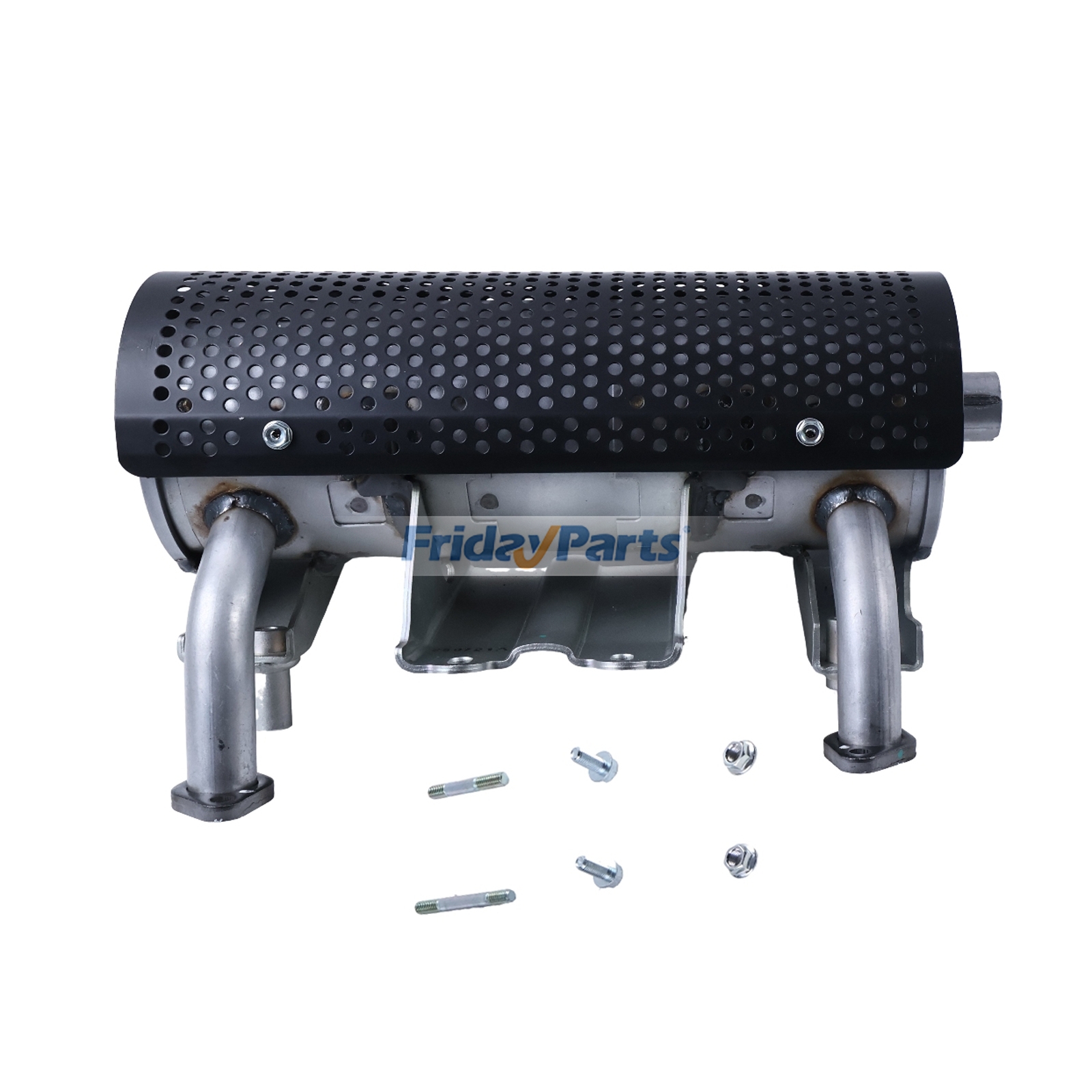 Engine Exhaust Muffler Assembly with Mounting Bracket