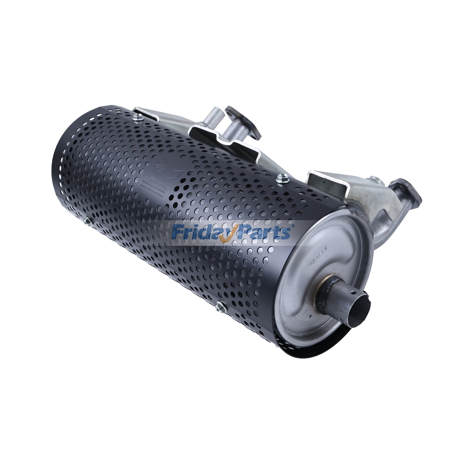 Right Exhaust Muffler Assembly with Mounting Bracket 18310-Z6L-013 06183-Z6L-020 for Honda Engine GX630 GX660 GX690