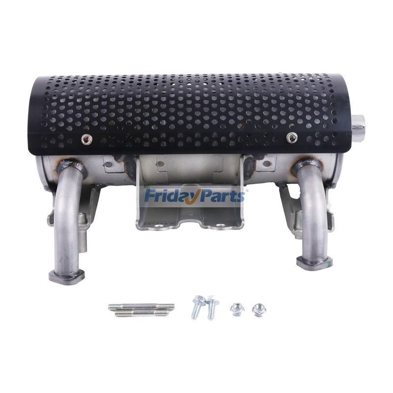 Right Exhaust Muffler Assembly with Mounting Bracket 18310-Z6L-013 06183-Z6L-020 for Honda Engine GX630 GX660 GX690