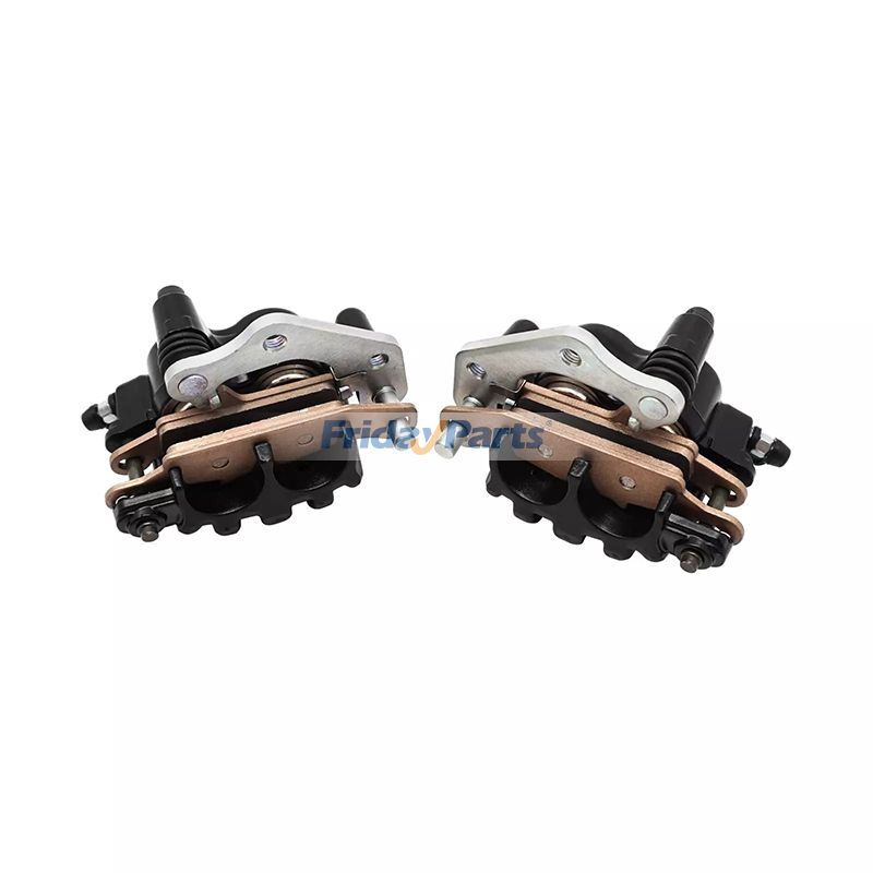 右＆左フロントブレーキキャリパー 43080-0056 43080-0057 カワサキ ATV 2011 2014 KFX450R用