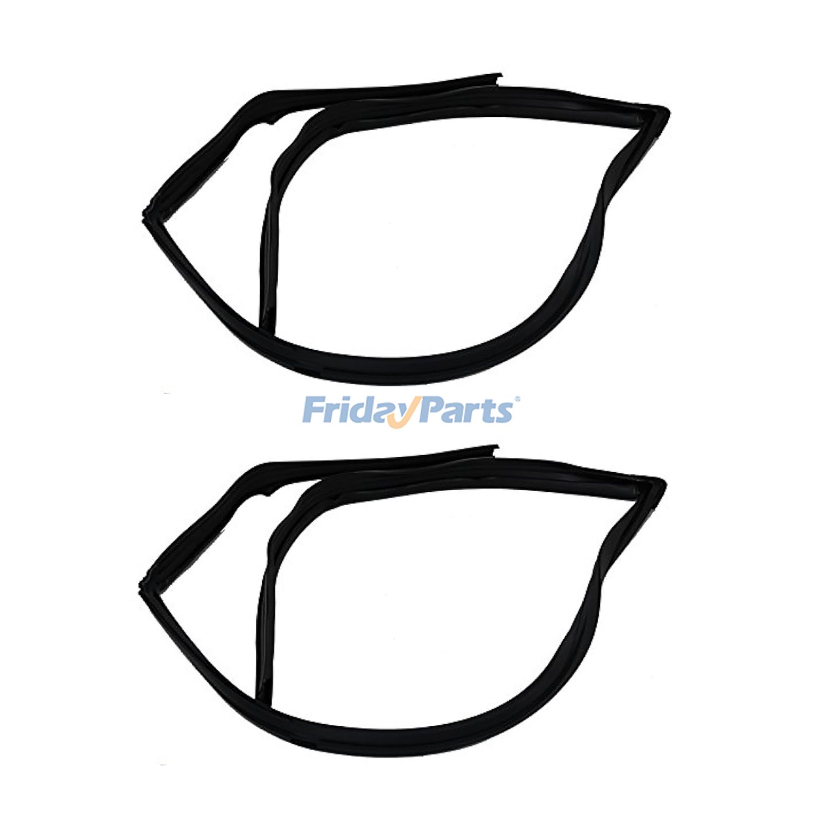 Right & Left Front Door Run Channel 72235-S03-G01 72275-S03-G01 for 2000-1999 Honda Civic