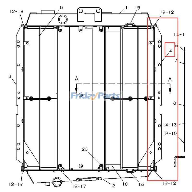 Right Plateerpillar CAT for Engine,Tractor