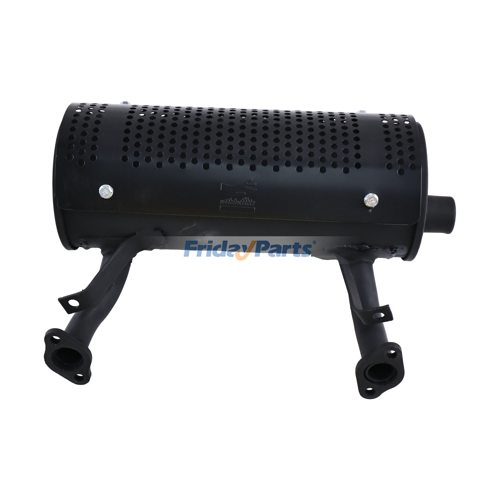 Silencieux d'échappement droit avec pare-étincelles pour moteur Honda GX630 GX660 GX670 GX690